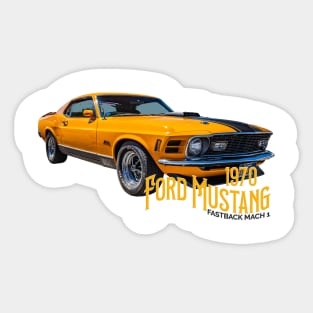 1970 Ford Mustang Mach 1 Fastback Sticker